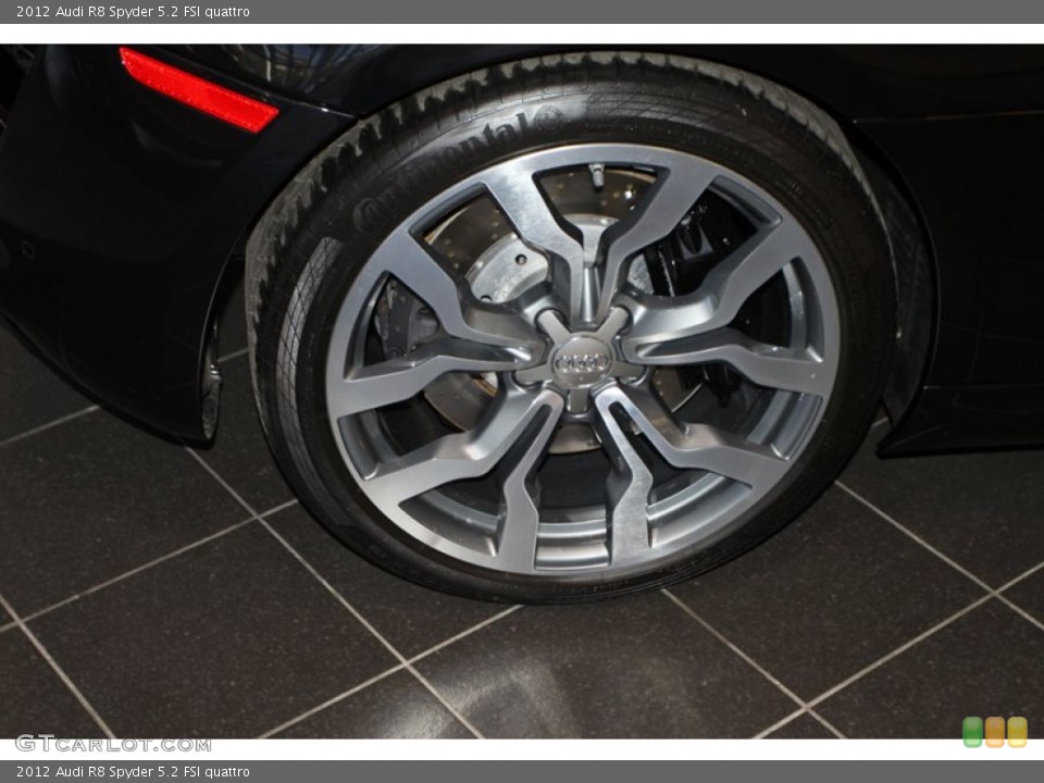 2012 Audi R8 Spyder 5.2 FSI quattro Wheel and Tire Photo #75156883