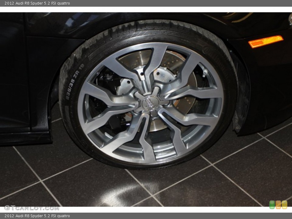 2012 Audi R8 Spyder 5.2 FSI quattro Wheel and Tire Photo #75156901