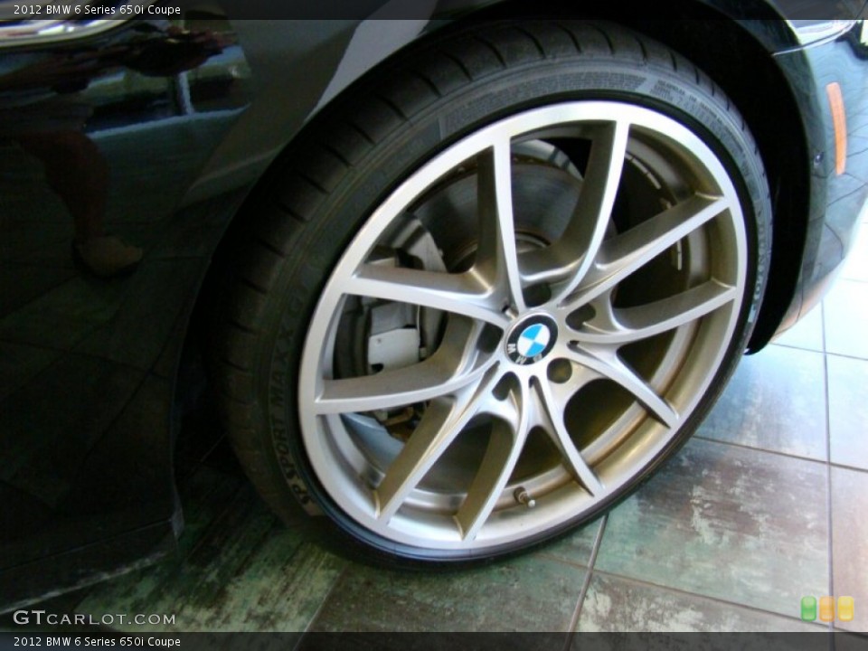 2012 BMW 6 Series 650i Coupe Wheel and Tire Photo #75158938