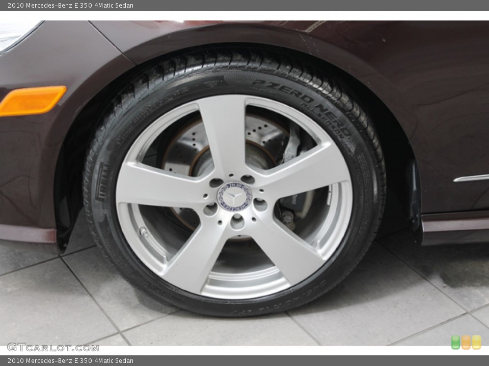 2010 Mercedes-Benz E 350 4Matic Sedan Wheel and Tire Photo #75166225