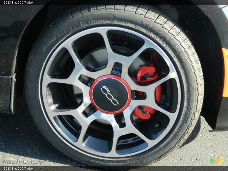 2013 Fiat 500 Turbo Wheel and Tire Photo #75171947