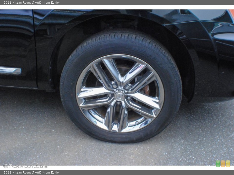 2011 Nissan Rogue S AWD Krom Edition Wheel and Tire Photo #75172183