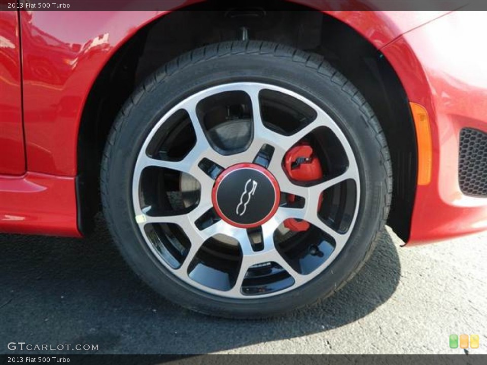 2013 Fiat 500 Turbo Wheel and Tire Photo #75172271
