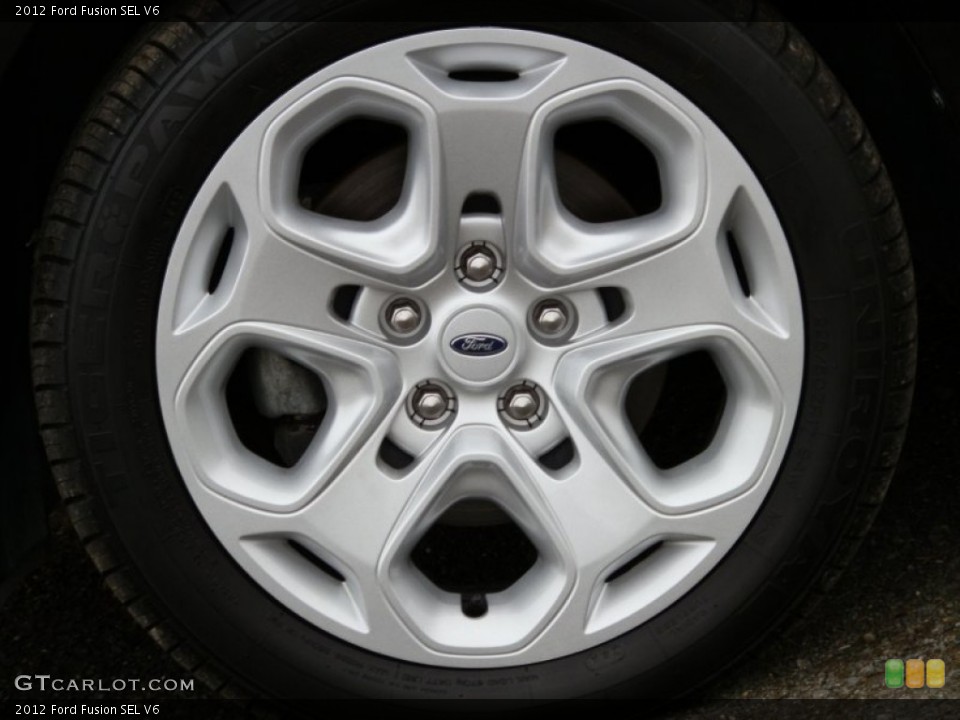 2012 Ford Fusion SEL V6 Wheel and Tire Photo #75188630