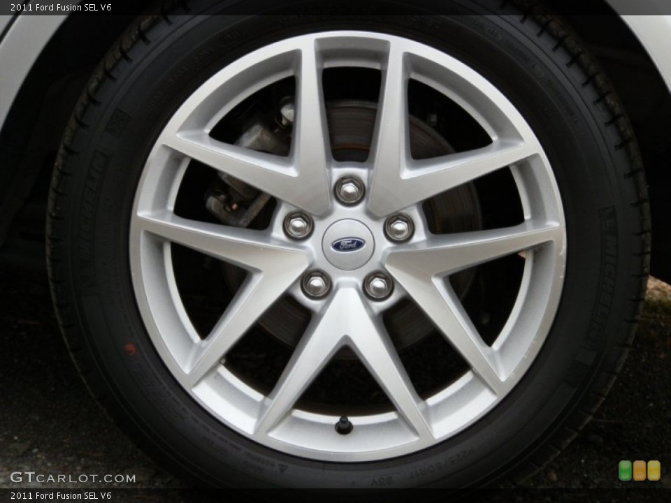 2011 Ford Fusion SEL V6 Wheel and Tire Photo #75188984