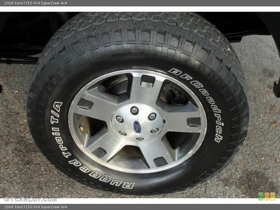 2006 Ford F150 FX4 SuperCrew 4x4 Wheel and Tire Photo #75189462