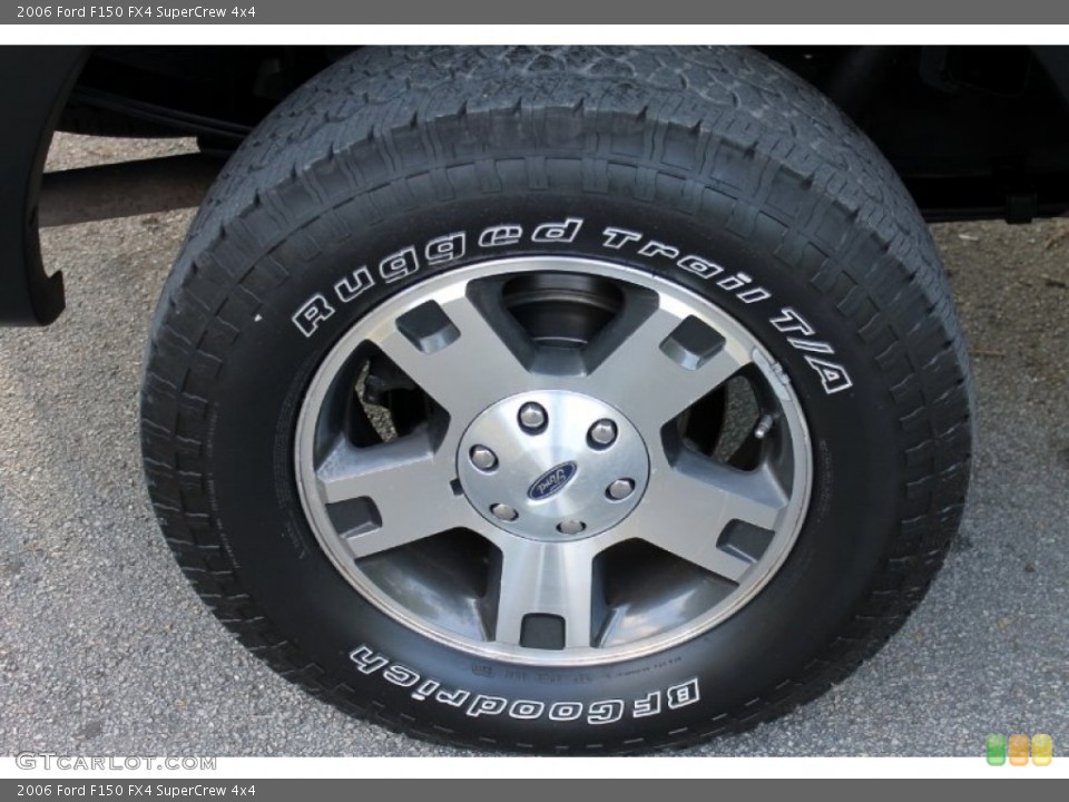 2006 Ford F150 FX4 SuperCrew 4x4 Wheel and Tire Photo #75189473