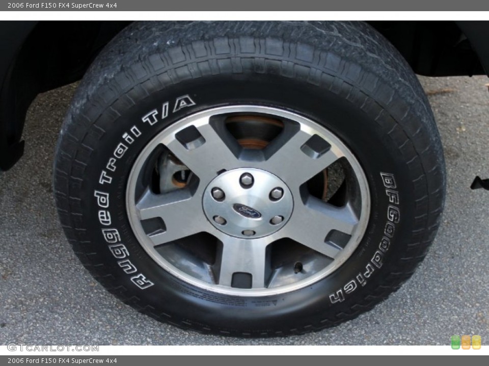 2006 Ford F150 FX4 SuperCrew 4x4 Wheel and Tire Photo #75189479