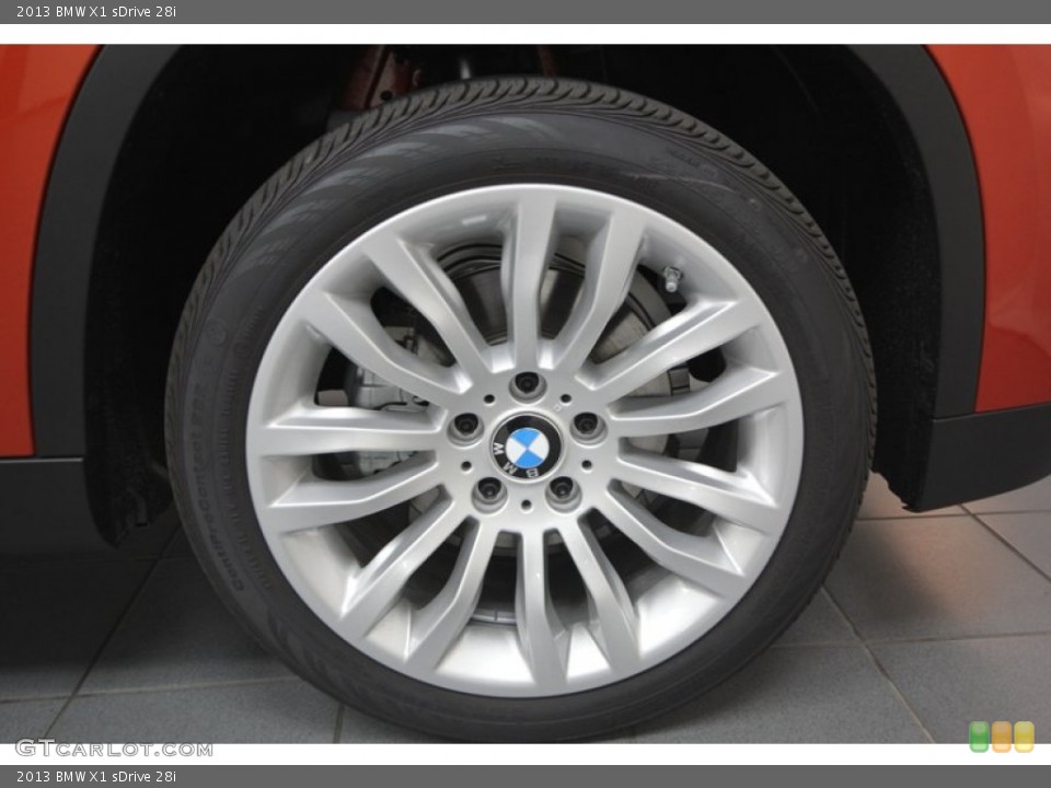 2013 BMW X1 sDrive 28i Wheel and Tire Photo #75191285