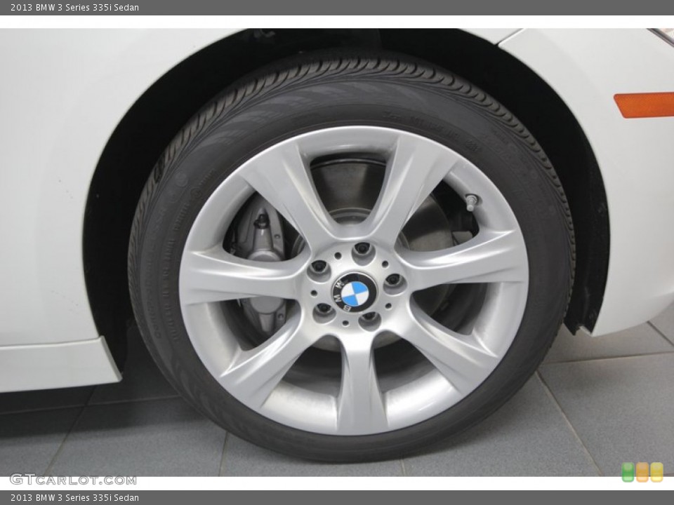 2013 BMW 3 Series 335i Sedan Wheel and Tire Photo #75192073