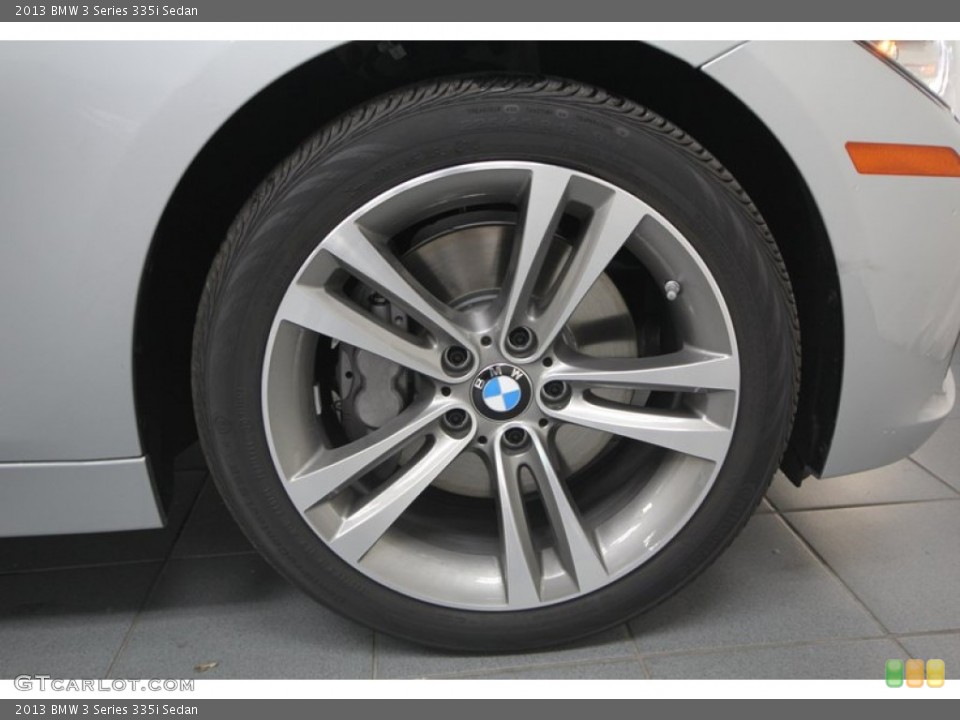2013 BMW 3 Series 335i Sedan Wheel and Tire Photo #75192235