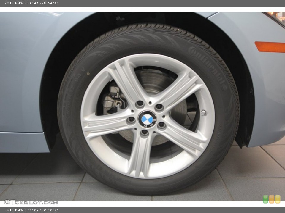 2013 BMW 3 Series 328i Sedan Wheel and Tire Photo #75192404