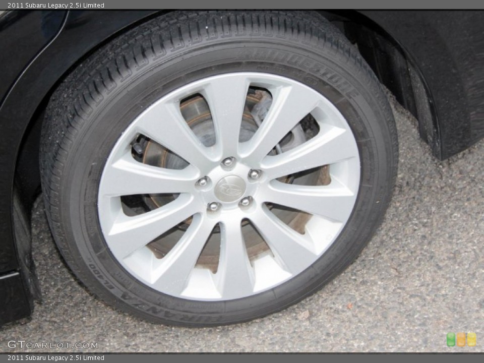 2011 Subaru Legacy 2.5i Limited Wheel and Tire Photo #75194910