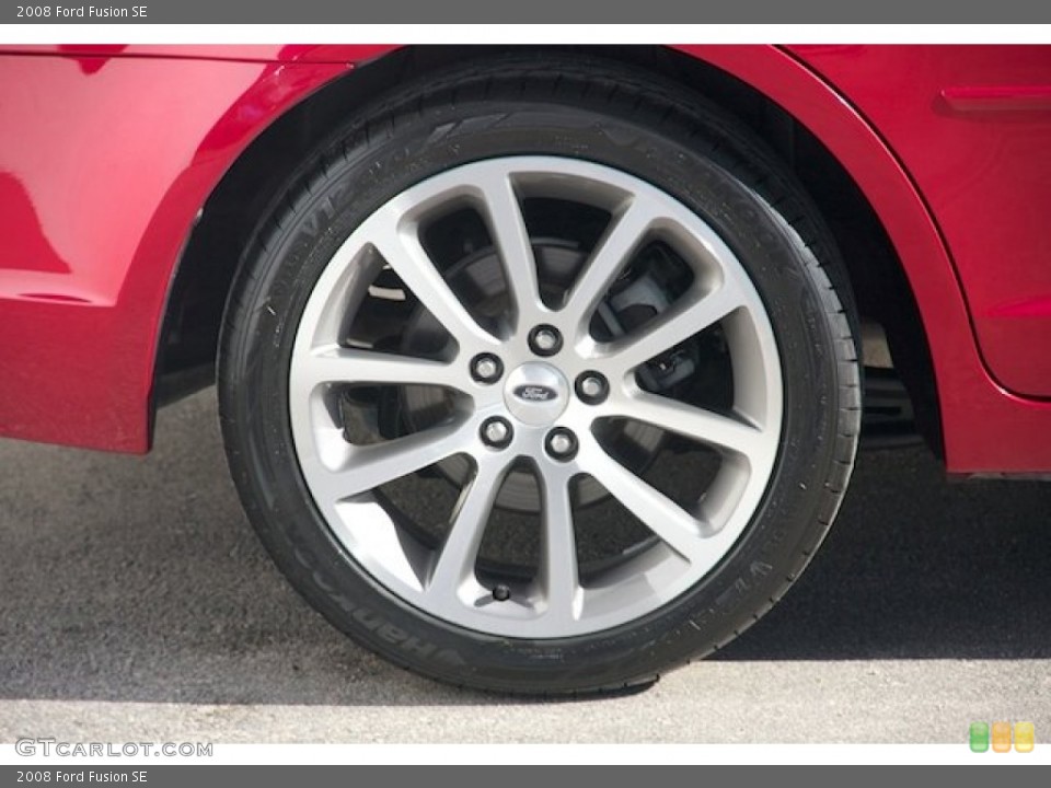 2008 Ford Fusion SE Wheel and Tire Photo #75196653