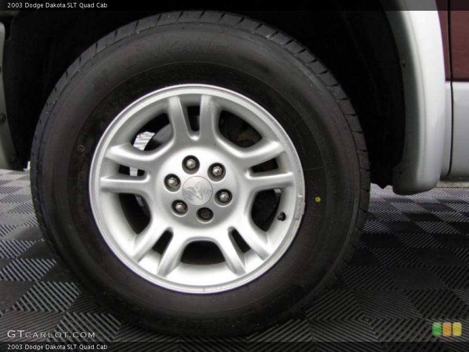 2003 Dodge Dakota SLT Quad Cab Wheel and Tire Photo #75202623
