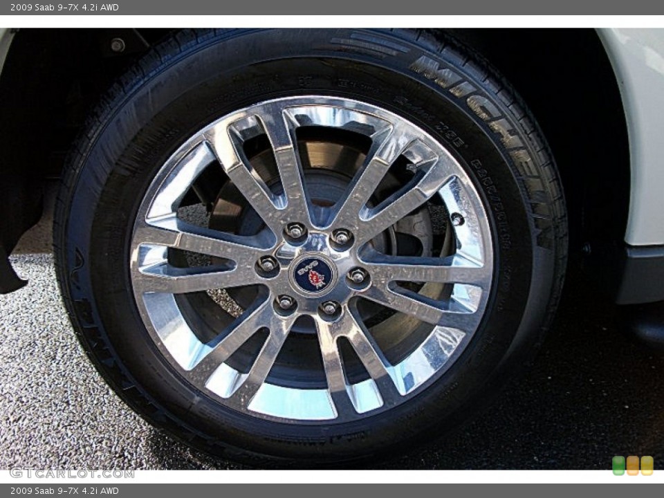 2009 Saab 9-7X 4.2i AWD Wheel and Tire Photo #75204885