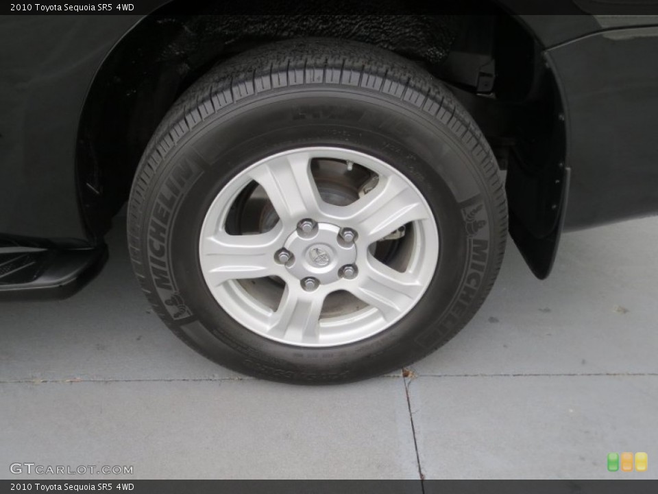 2010 Toyota Sequoia SR5 4WD Wheel and Tire Photo #75205080