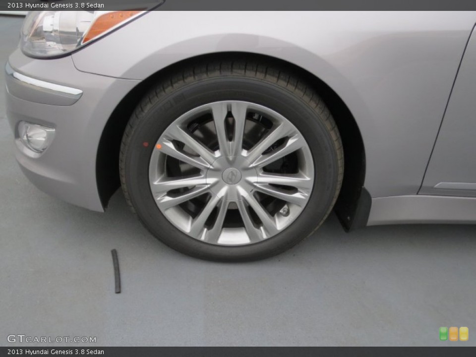 2013 Hyundai Genesis 3.8 Sedan Wheel and Tire Photo #75207744