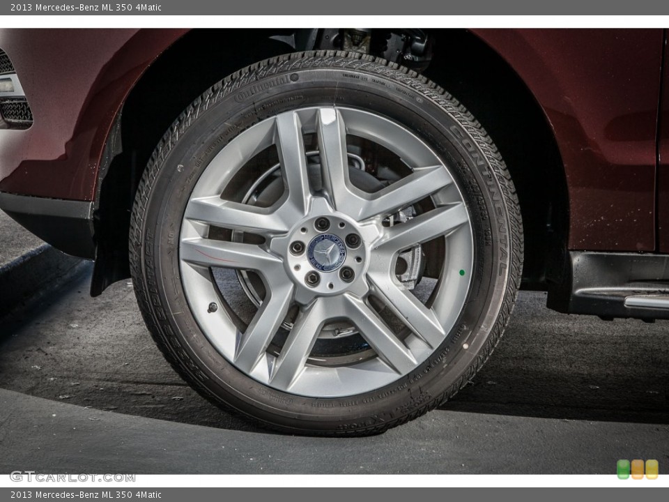 2013 Mercedes-Benz ML 350 4Matic Wheel and Tire Photo #75212741