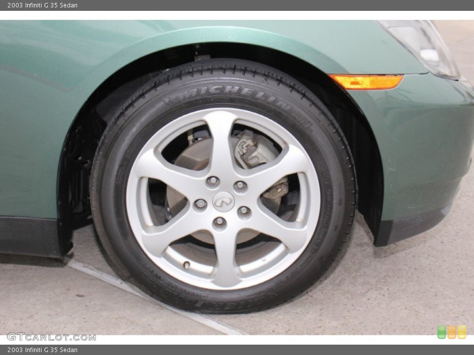 2003 Infiniti G 35 Sedan Wheel and Tire Photo #75214257