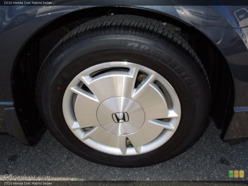 2010 Honda Civic Hybrid Sedan Wheel and Tire Photo #75214839