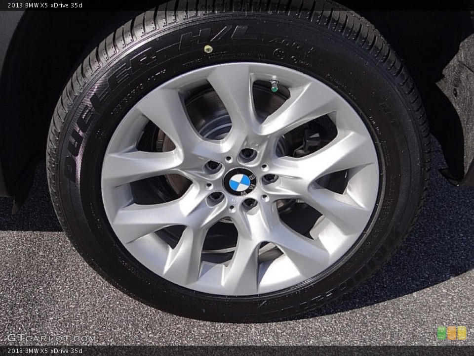 2013 BMW X5 xDrive 35d Wheel and Tire Photo #75217825