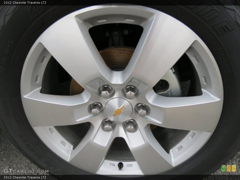 2013 Chevrolet Traverse LTZ Wheel and Tire Photo #75221086