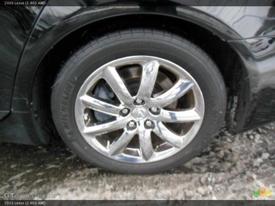 2009 Lexus LS 460 AWD Wheel and Tire Photo #75221355