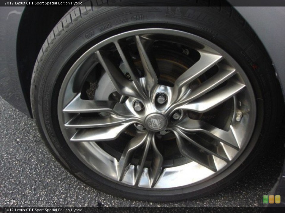 2012 Lexus CT F Sport Special Edition Hybrid Wheel and Tire Photo #75227784