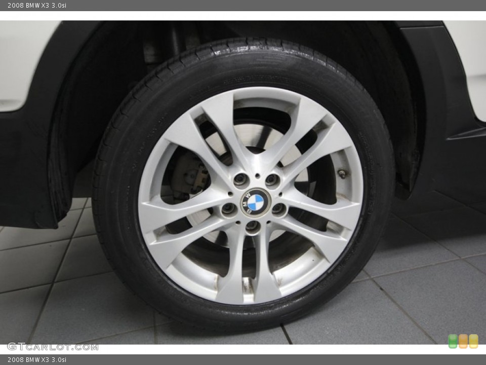 2008 BMW X3 3.0si Wheel and Tire Photo #75229391