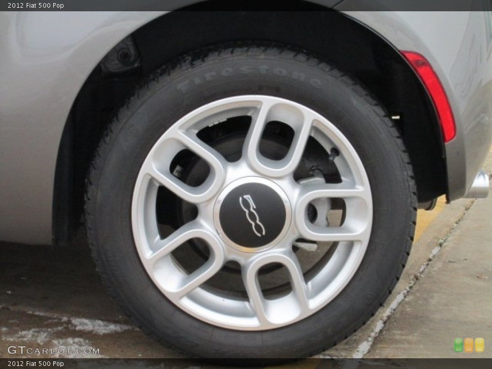 2012 Fiat 500 Pop Wheel and Tire Photo #75231649