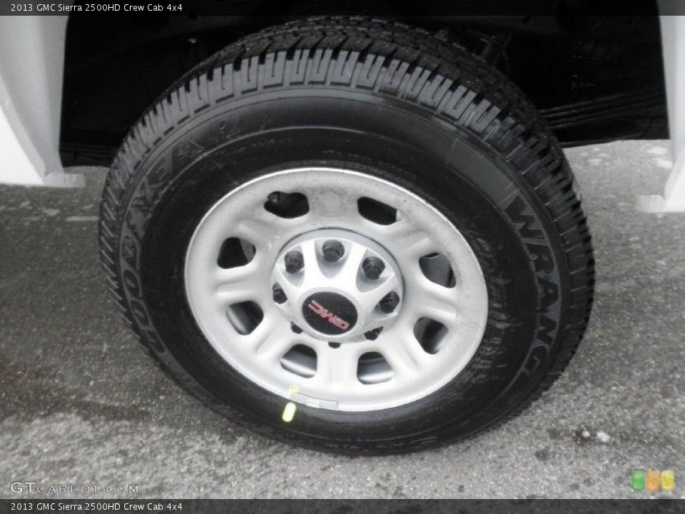 2013 GMC Sierra 2500HD Crew Cab 4x4 Wheel and Tire Photo #75231672