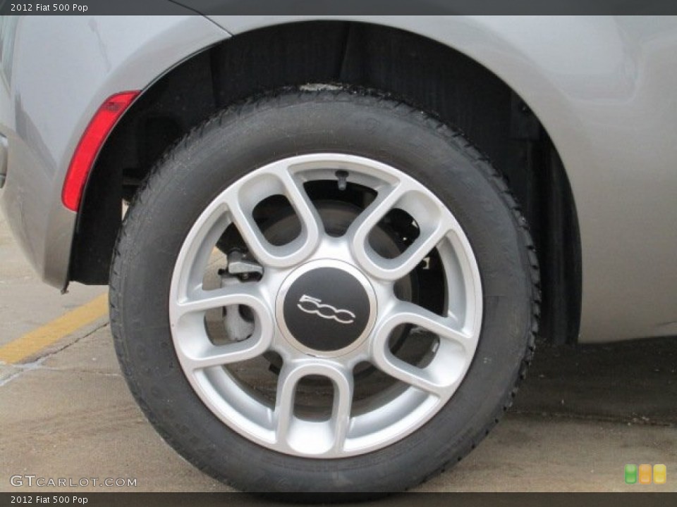 2012 Fiat 500 Pop Wheel and Tire Photo #75231705