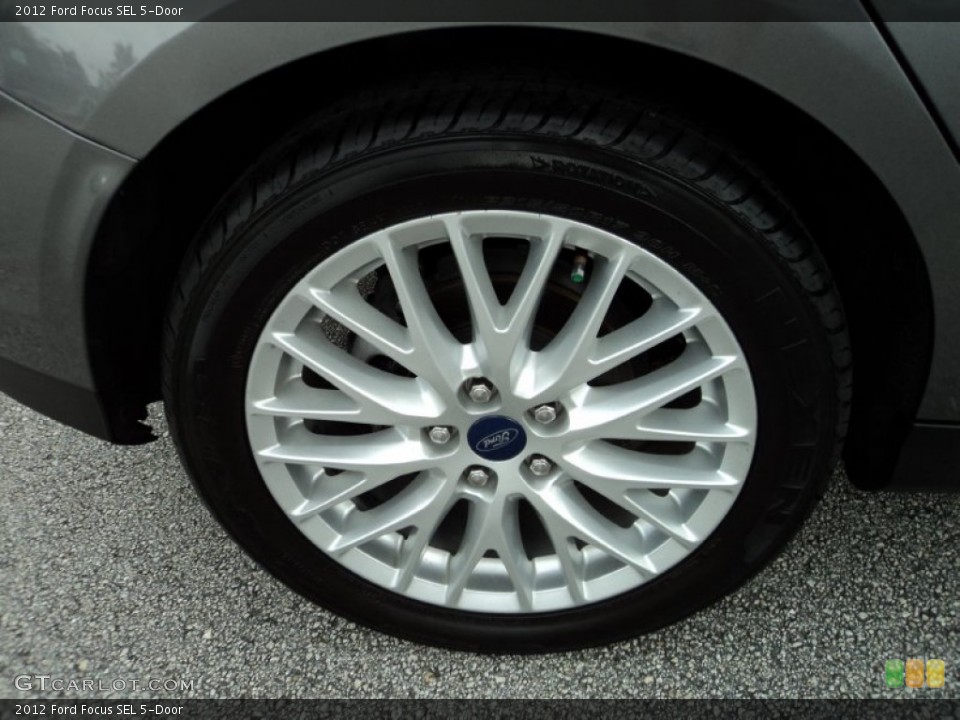 2012 Ford Focus SEL 5-Door Wheel and Tire Photo #75236557