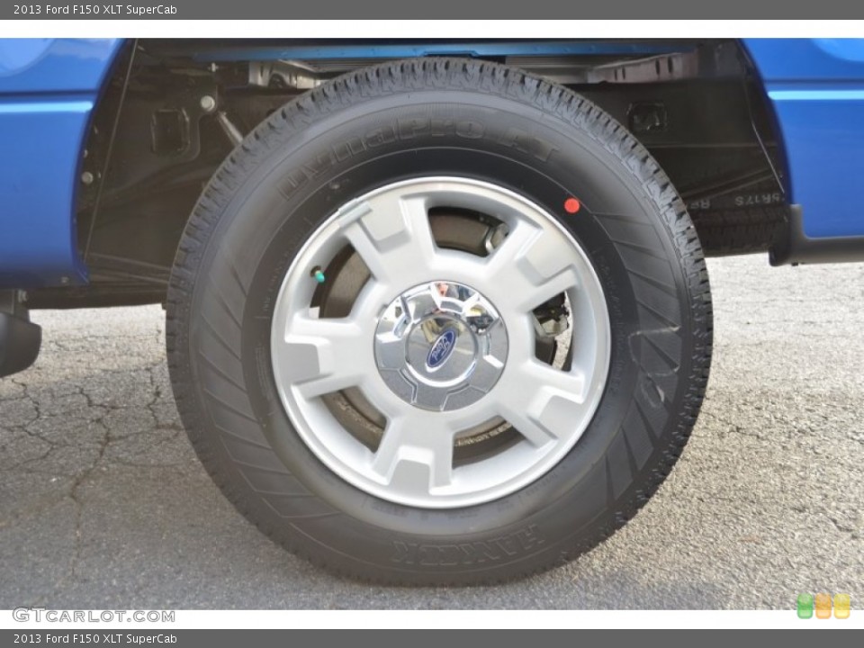 2013 Ford F150 XLT SuperCab Wheel and Tire Photo #75236761