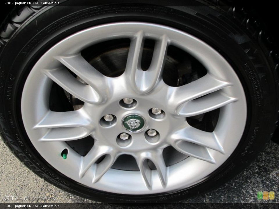 2002 Jaguar XK XK8 Convertible Wheel and Tire Photo #75238107