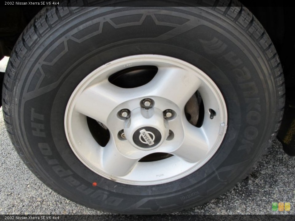 2002 Nissan Xterra SE V6 4x4 Wheel and Tire Photo #75238662
