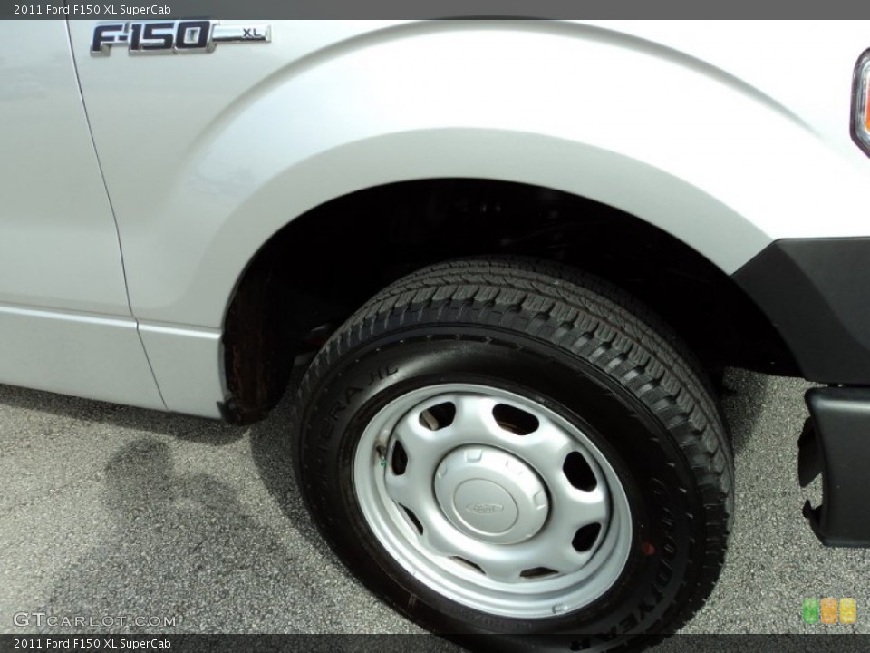 2011 Ford F150 XL SuperCab Wheel and Tire Photo #75240142