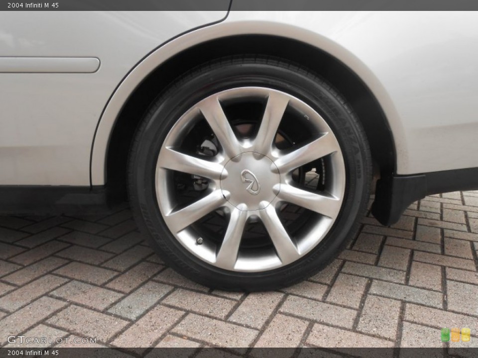 2004 Infiniti M 45 Wheel and Tire Photo #75242024