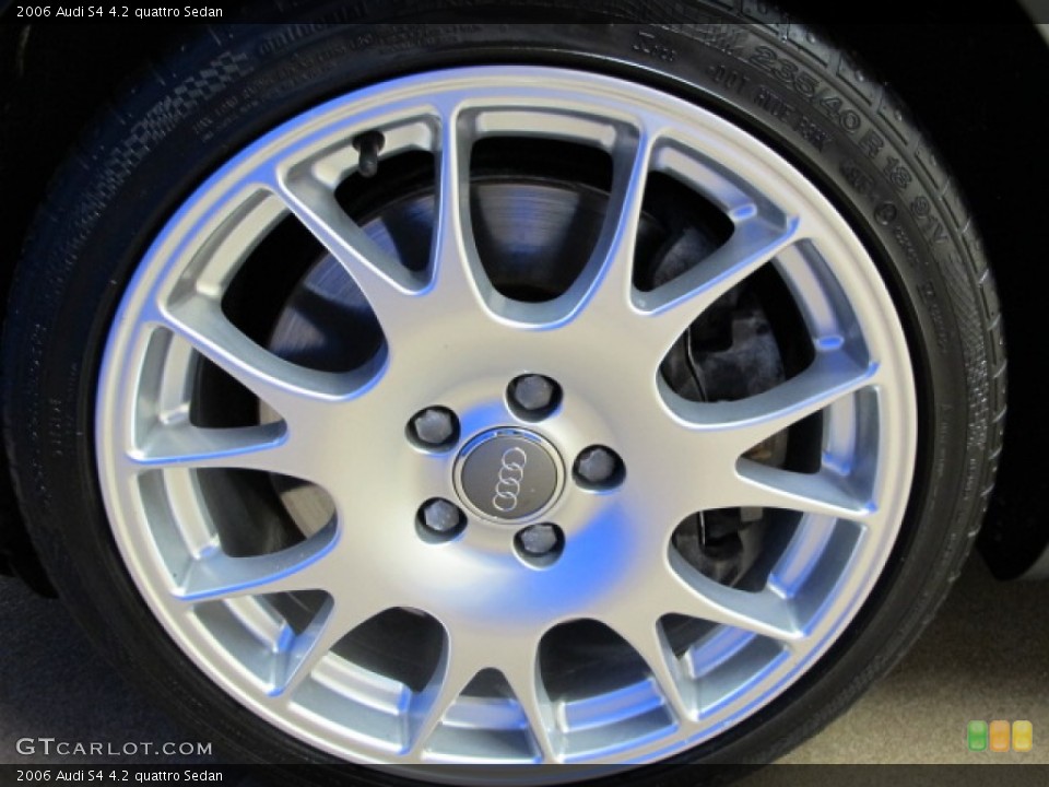 2006 Audi S4 4.2 quattro Sedan Wheel and Tire Photo #75242293