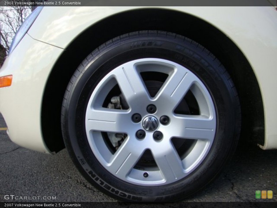 2007 Volkswagen New Beetle 2.5 Convertible Wheel and Tire Photo #75243582