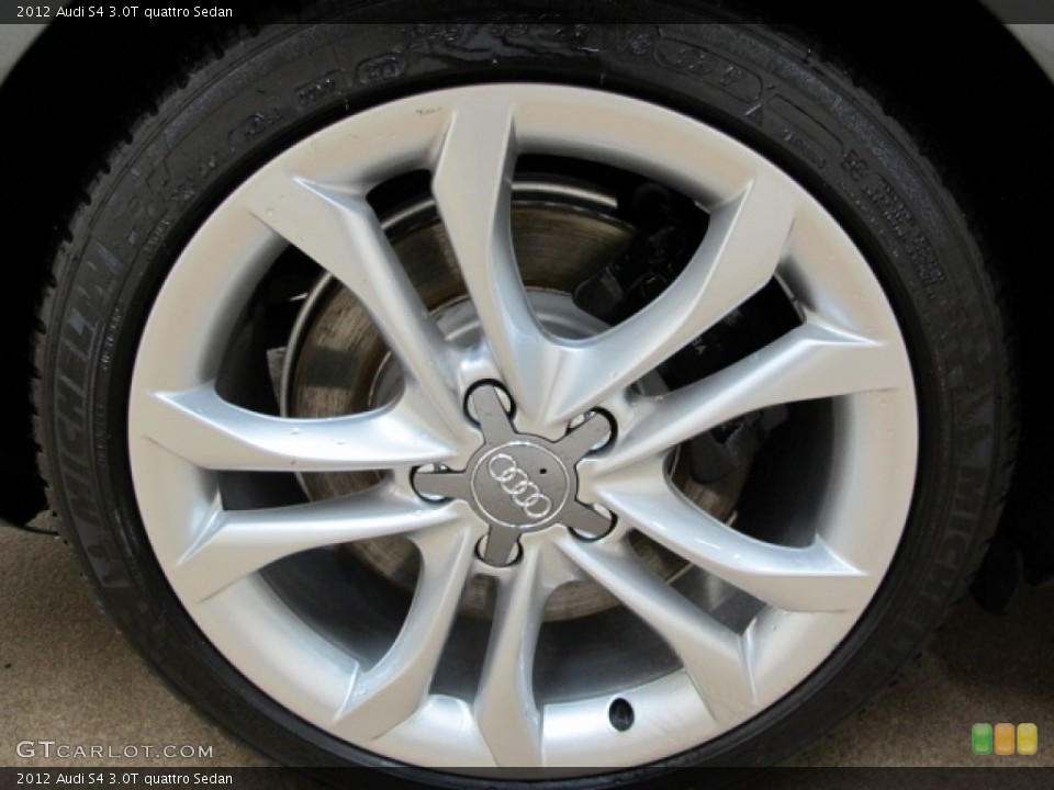 2012 Audi S4 3.0T quattro Sedan Wheel and Tire Photo #75247101