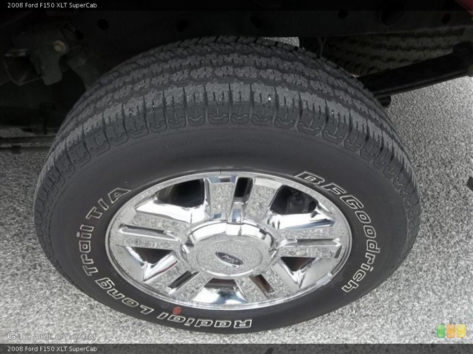 2008 Ford F150 XLT SuperCab Wheel and Tire Photo #75249228