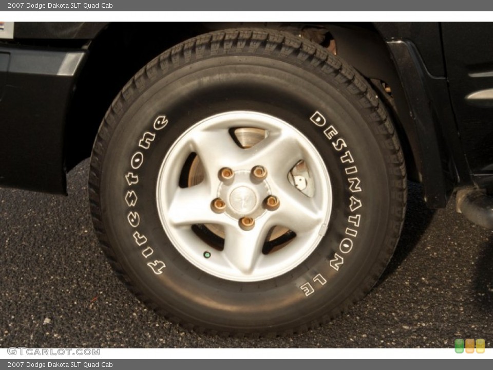 2007 Dodge Dakota SLT Quad Cab Wheel and Tire Photo #75255537