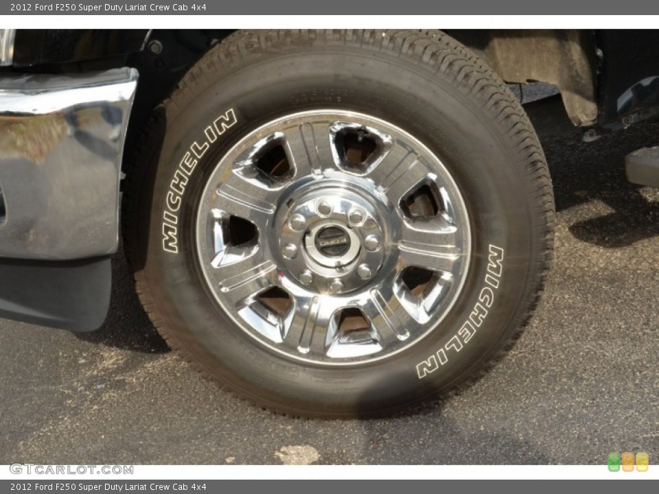 2012 Ford F250 Super Duty Lariat Crew Cab 4x4 Wheel and Tire Photo #75256620