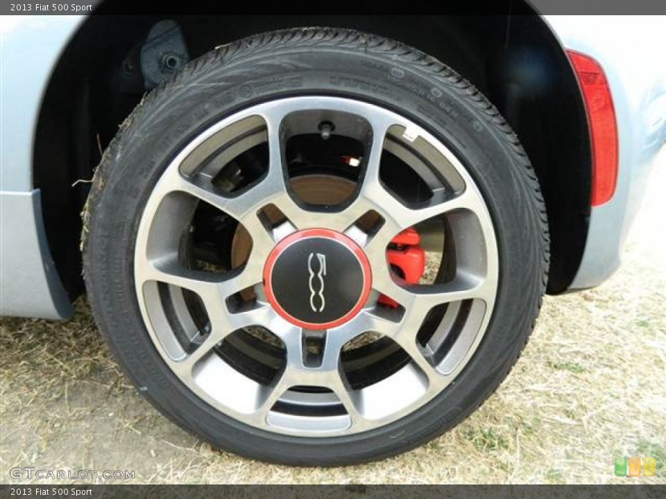 2013 Fiat 500 Sport Wheel and Tire Photo #75265835
