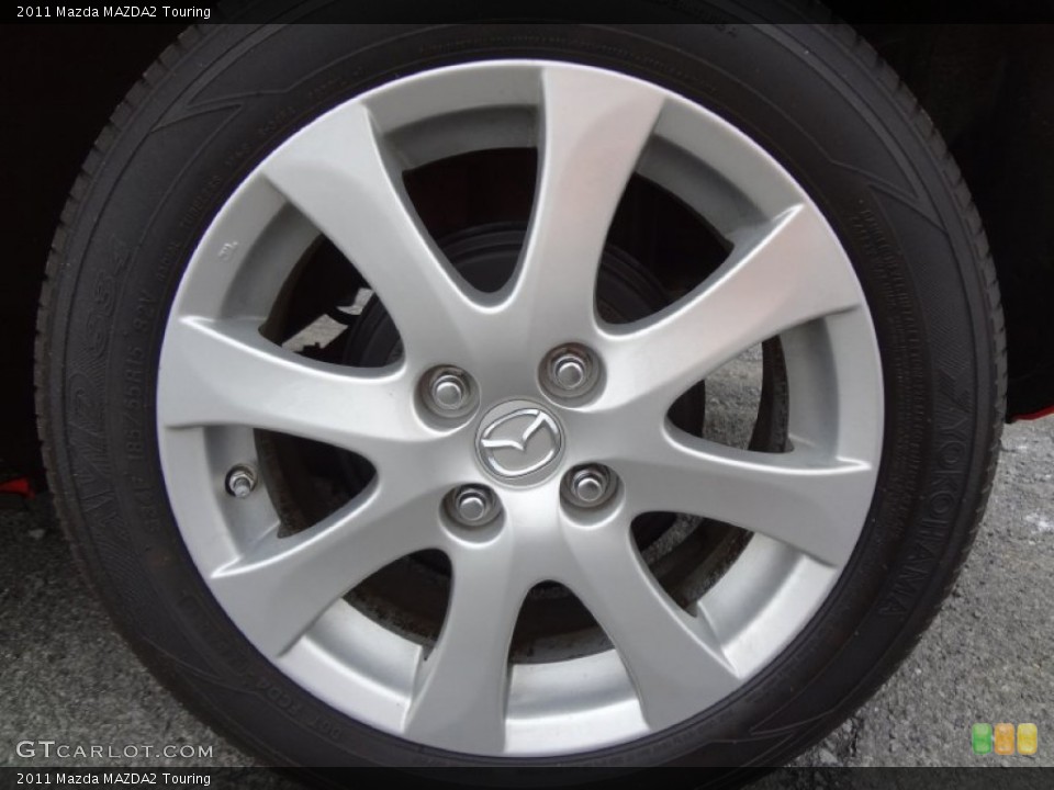 2011 Mazda MAZDA2 Touring Wheel and Tire Photo #75284607