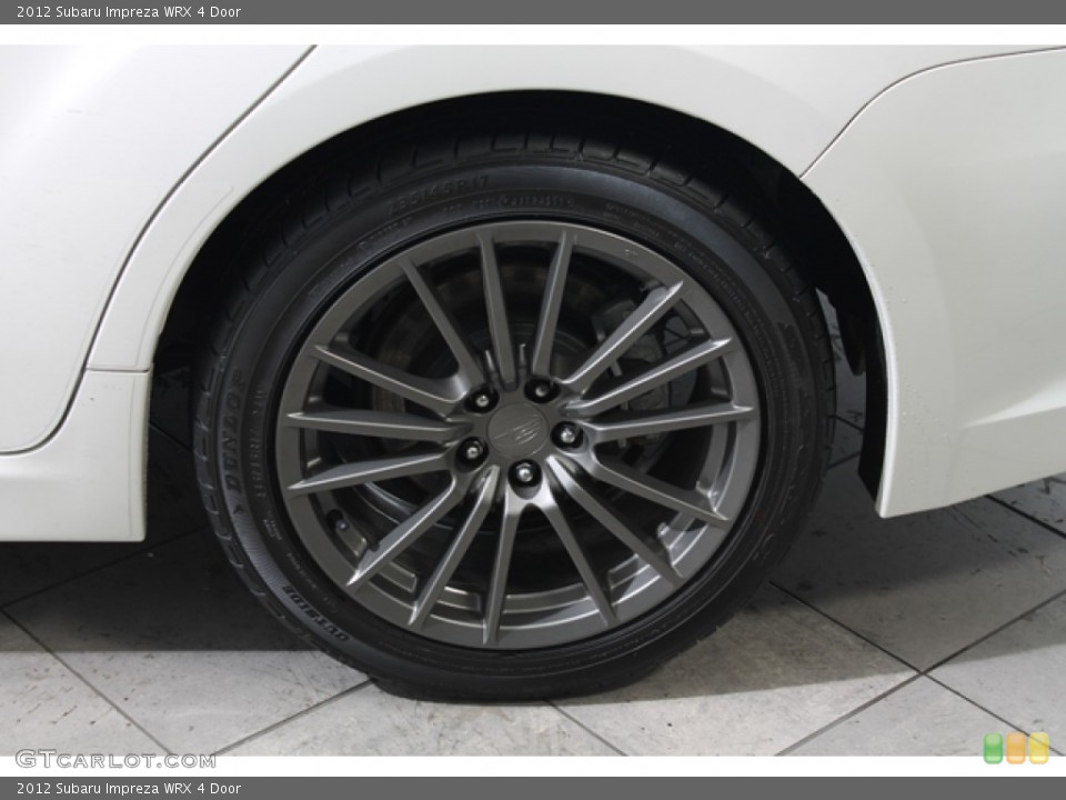 2012 Subaru Impreza WRX 4 Door Wheel and Tire Photo #75290866