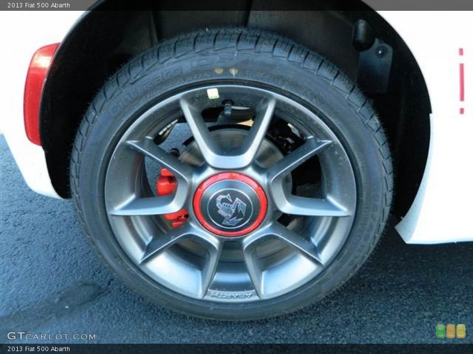 2013 Fiat 500 Abarth Wheel and Tire Photo #75300673