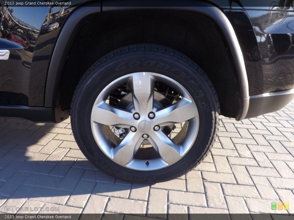 2013 Jeep Grand Cherokee Overland Wheel and Tire Photo #75306718